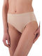 Damen Slip Nahtlos Beige