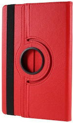Sm-t870/t875 Tab S8 Flip Cover Piele artificială Rotativă Roșu (Galaxy Tab S7) 101228926D