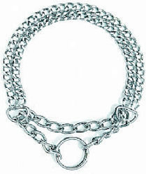 Dogness Choke Collar Chain In Silver Colour 2.5mm x 46cm Dogness Choke Collar Chain In Silver Colour 2.5mm x 46cm