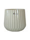 Ceramart Übertopf Keramik Beige 15x15x13εκ.