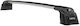 Turtle Roof Bars Aluminum Air3 (with Roof Rack Legs and Lock) Silver
