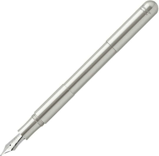 Kaweco Supra Steel Schreibfeder Extra breit Silber aus Stahl