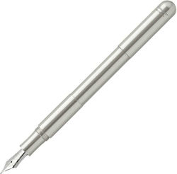 Kaweco Supra Steel Writing Pen Broad Silver made of Steel