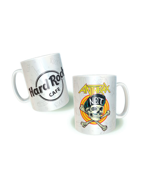 Hard Rock Cafe Ceramic Cup White