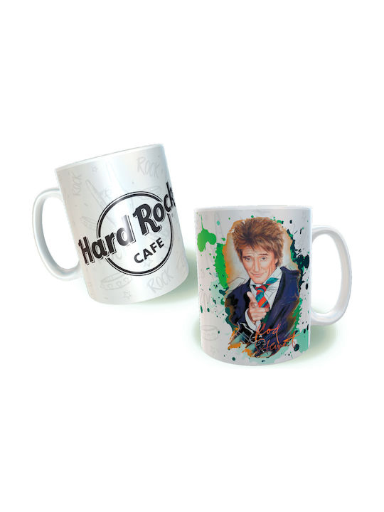 Rod Stewart Tasse Keramik Weiß 1Stück