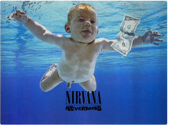 Koupakoupa Nirvana Nevermind Плот за рязане Стъклен Син 38x28см 1бр