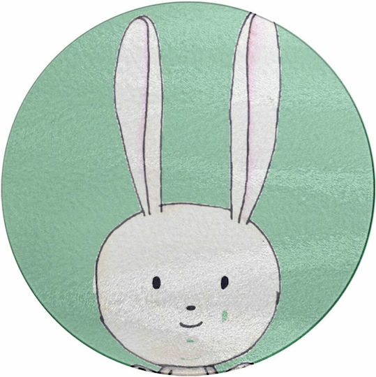Koupakoupa Round Glass Chopping Board Green 30x30cm
