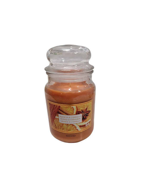 Scented Candle Jar Orange 1pcs