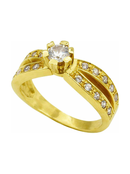 Single Stone from Gold 14K