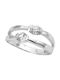 Single Stone from White Gold 14K