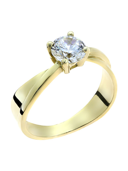 Single Stone from Gold 14K