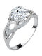 Single Stone from White Gold 14K