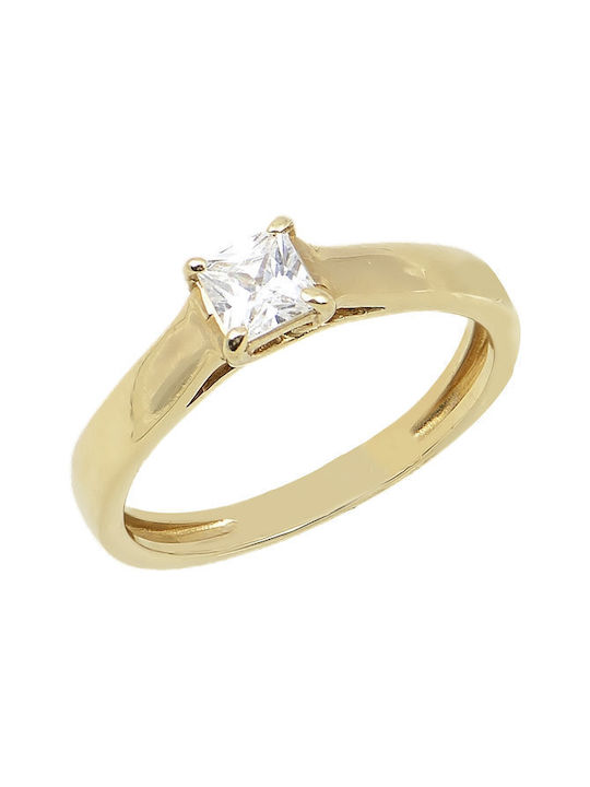 Savvidis Single Stone from Gold 14K