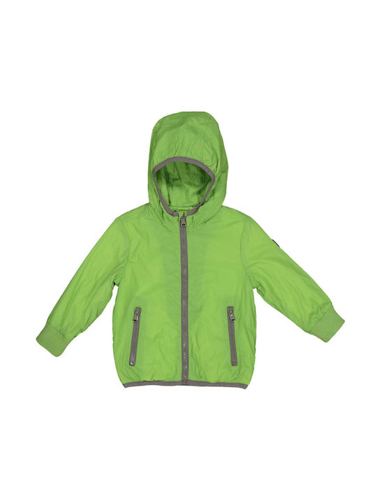 Birba Trybeyond Kids Casual Jacket Short with Hood Green