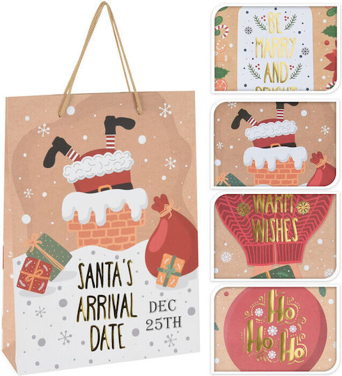Paper Christmas Gift Bag 33x9.6x41cm (Various Designs)