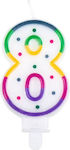 Boland Birthday Candle "8" 331068