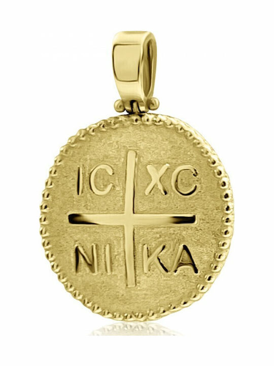Chrilia Pendant Kids Talisman Konstantinato made of Gold 14K ME2094