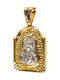 Roloi Kaliamanis Pendant Kids Talisman with the Virgin Mary made of Gold 14K PM1116