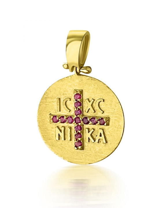 Chrilia Pendant Kids Talisman Konstantinato made of Gold 14K ME2104