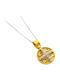 Anhänger Kinder Amulett Beidseitig mit Kette Konstantinato aus Gold 9K PLK-KAL-112