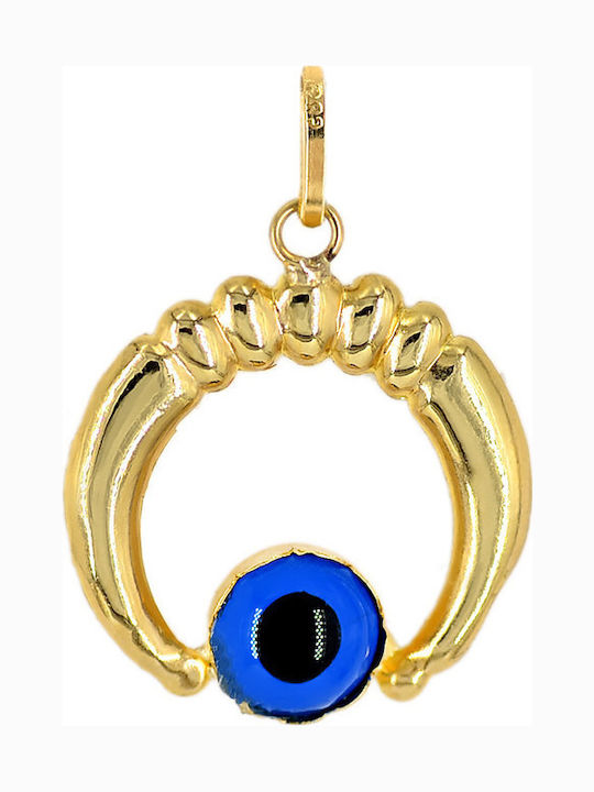 Tasoulis Jewellery Collection Μενταγιόν Παιδικό Φυλαχτό από Χρυσό 9K 9K507-2SPA