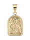 Pendant Kids Talisman with Virgin Mary from Gold 14K 023046