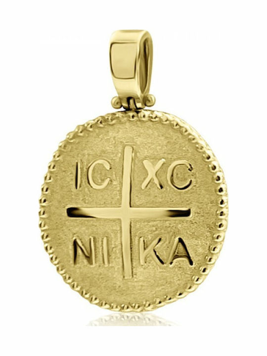 Chrilia Pendant Kids Talisman Konstantinato made of Gold 14K ME2093