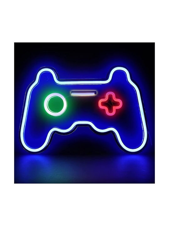 Neon Dekorative Tischlampe Gamepad LED 17cm