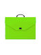 +Efo Geantă de Desen din Plastic cu Mâner 38x5x28cm Verde