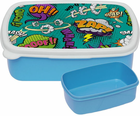 Koupakoupa Comic Oh Plastic Lunch Box 18x13cm
