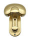 Wall Hanger Metal Gold 12x5.5x9cm