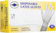 Latex Examination Gloves Powdered White 100pcs