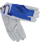 Dehco Gloves for Work Blue Leather