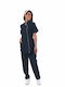 Axon Beauty Short Sleeve Work Jacket Blue