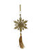 Christmas Star Ornament Gold