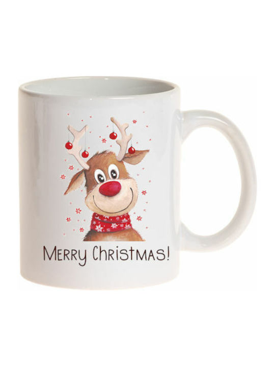 Merry Christmas Christmas Mug Ceramic 1pcs