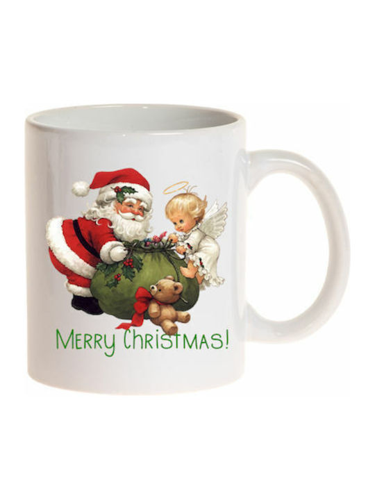 Merry Christmas Christmas Mug Ceramic 1pcs