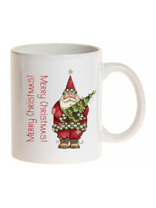 Merry Christmas Christmas Mug Ceramic 1pcs