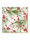 Caspari Set of Christmas Napkins Disposable L25xW25cm. 20pcs