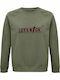 kirikoko Let's ROCK Sweatshirt Khaki
