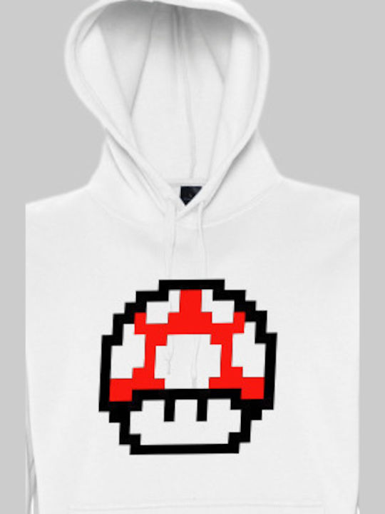 TKT Super Mario Mushroom Themen-Bluse mit Druck Super Mario Weiß