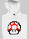 TKT Super Mario Mushroom Themen-Bluse mit Druck Super Mario Weiß