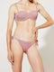 Underwire Bikini Bra with Detachable Straps Orange