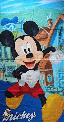 Prosoape de plajă pentru copii Multicolour Mickey 140x70cm