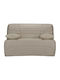 So'Home Elastische Abdeckung für Zweisitziges Sofa Beige 140x190cm 1Stück 350075882_352_14