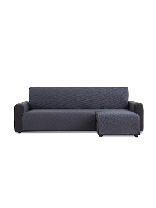 Aithrio Glaciar Waterproof Elastic Cover for Corner Sofa Gray 1pcs GLACIAR-GONIA-C/10-ΓΚΡΙ-ΑΡΙΣΤΕΡΉ-240CM