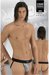 Eros Ανδρικό Εσώρουχο Jockstrap Ασημί