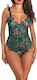La Lolita Amsterdam Sexy Bodysuit with Transparency Green