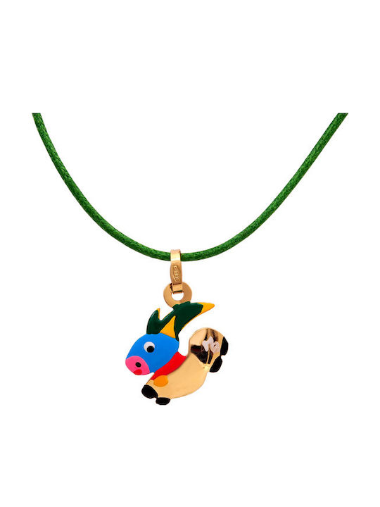 Zodiac Sign Gold Necklace 14K