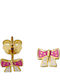 Kontopoulos Bow Kids Earrings Studs from Gold 14K